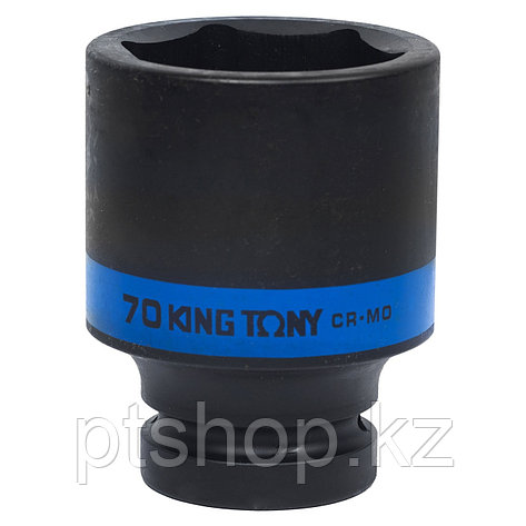 KING TONY Головка торцевая ударная глубокая шестигранная 1", 70 мм KING TONY 843570M, фото 1