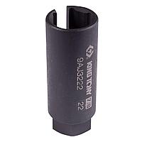 KING TONY Головка для кислородных датчиков 3/8", 22 мм, разрезная, глубокая KING TONY 9AJ3222