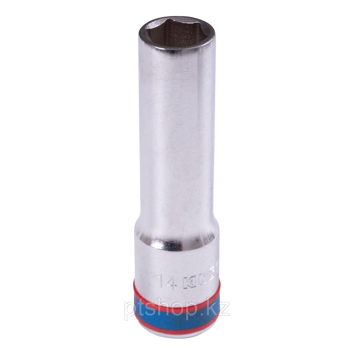 KING TONY Головка торцевая глубокая шестигранная 1/2", 14 мм KING TONY 424514M