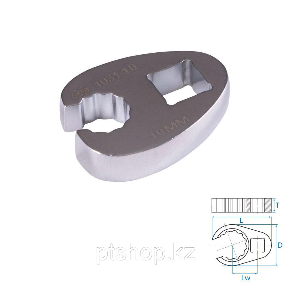 KING TONY Ключ разрезной (воронья лапка) 10 мм, 3/8" KING TONY 1031-10R
