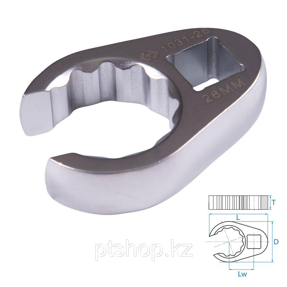 KING TONY Ключ разрезной (воронья лапка) 26 мм, 1/2" KING TONY 1031-26R