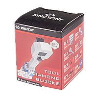 KING TONY Конструктор пластмассовый бренда "KING TONY", трещотка KING TONY TS1002