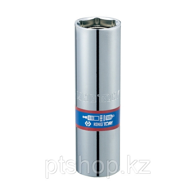KING TONY Головка свечная шестигранная 1/2", 16 мм, магнитный фиксатор KING TONY 466516C