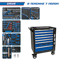 KING TONY Набор инструментов "DRIVE" в чёрной тележке, 251 предмет KING TONY 9G35-251MRV