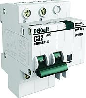 Выключатель автоматический дифференциального тока 2п (1P+N) C 20А 100мА тип AC ДИФ-101 со встроен. защит. от