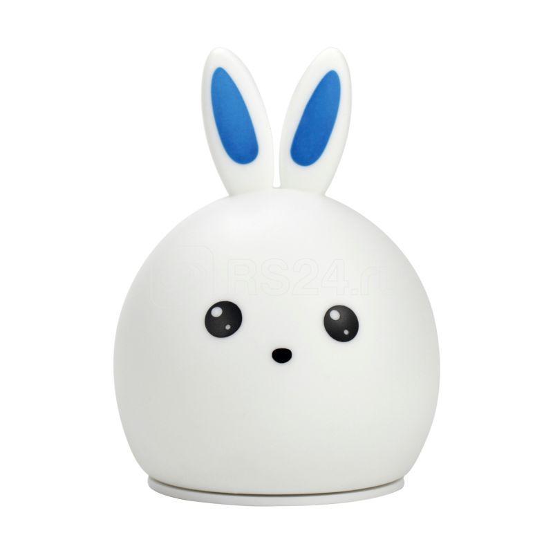 Светильник настольный 2Вт RGB кролик аккум. Li-ion USB кабель детский ночник бел. GAUSS NN301 - фото 1 - id-p110614664
