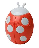Шам NN-601-LS-R "Ladybug" түнгі шамы қызыл сенсоры бар желіден. ЭРА Б0019094