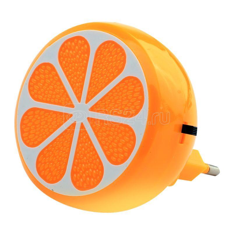 Светильник светодиодный NL-234 "Апельсин" 220В ночник с выкл. оранж. Camelion 13809 - фото 6 - id-p110614748