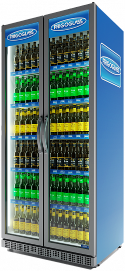 Холодильник двухдверный MAX-1000 HD распашные [R290] - фото 1 - id-p110618414