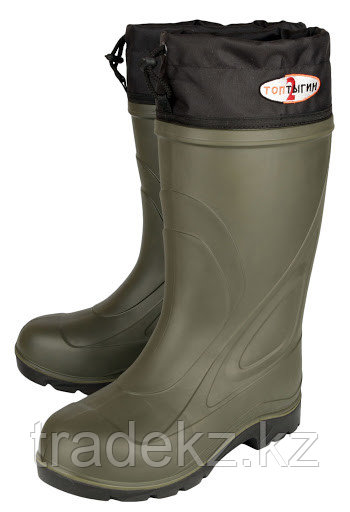 Обувь, сапоги для охоты и рыбалки ТОПТЫГИН-2 ПУ олива, размер 43
