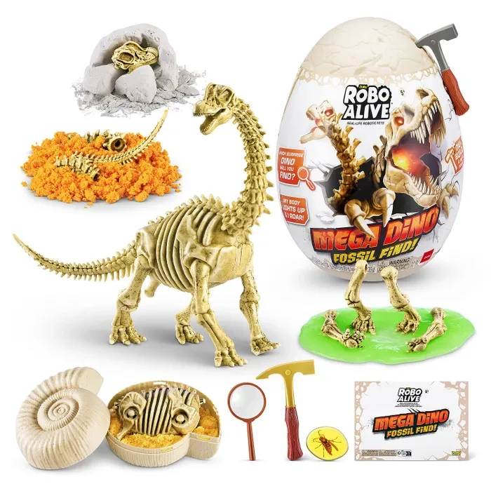 Набор игровой Zuru Robo Alive Mega Dino Fossil Find Яйцо Сюрприз
