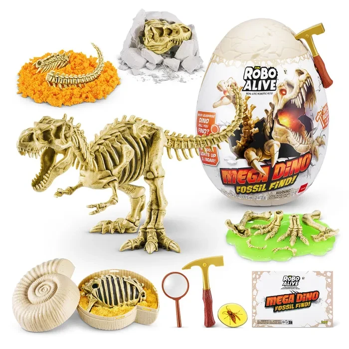 Набор игровой Zuru Robo Alive Mega Dino Fossil Find Яйцо Сюрприз