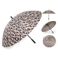 Зонт трость камуфляжный 24 спицы (коричневый)