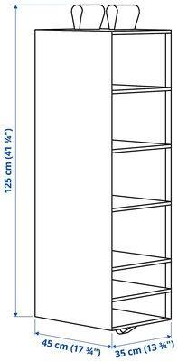 Модуль для хранения/7 отделений СТУК белый ИКЕА, IKEA, фото 2