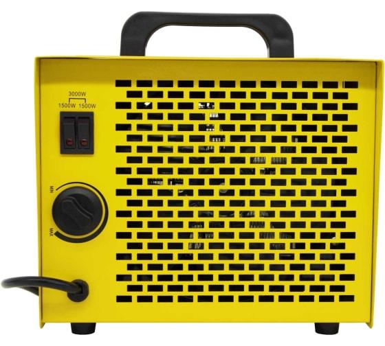 Тепловая электрическая пушка Eurolux ТЭПК-EU-3000 керамический нагревательный элемент, квадратная 67/1/36