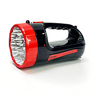 Ручной аккумуляторный фонарь светодиодный 15 Led 2 режима свечения DJ-2315 черно-оранжевый