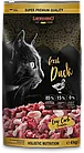 757025 Leonardo fresh Duck & Poultry, беззерновой корм для взрослых кошек утка с птицей, уп.4 кг.