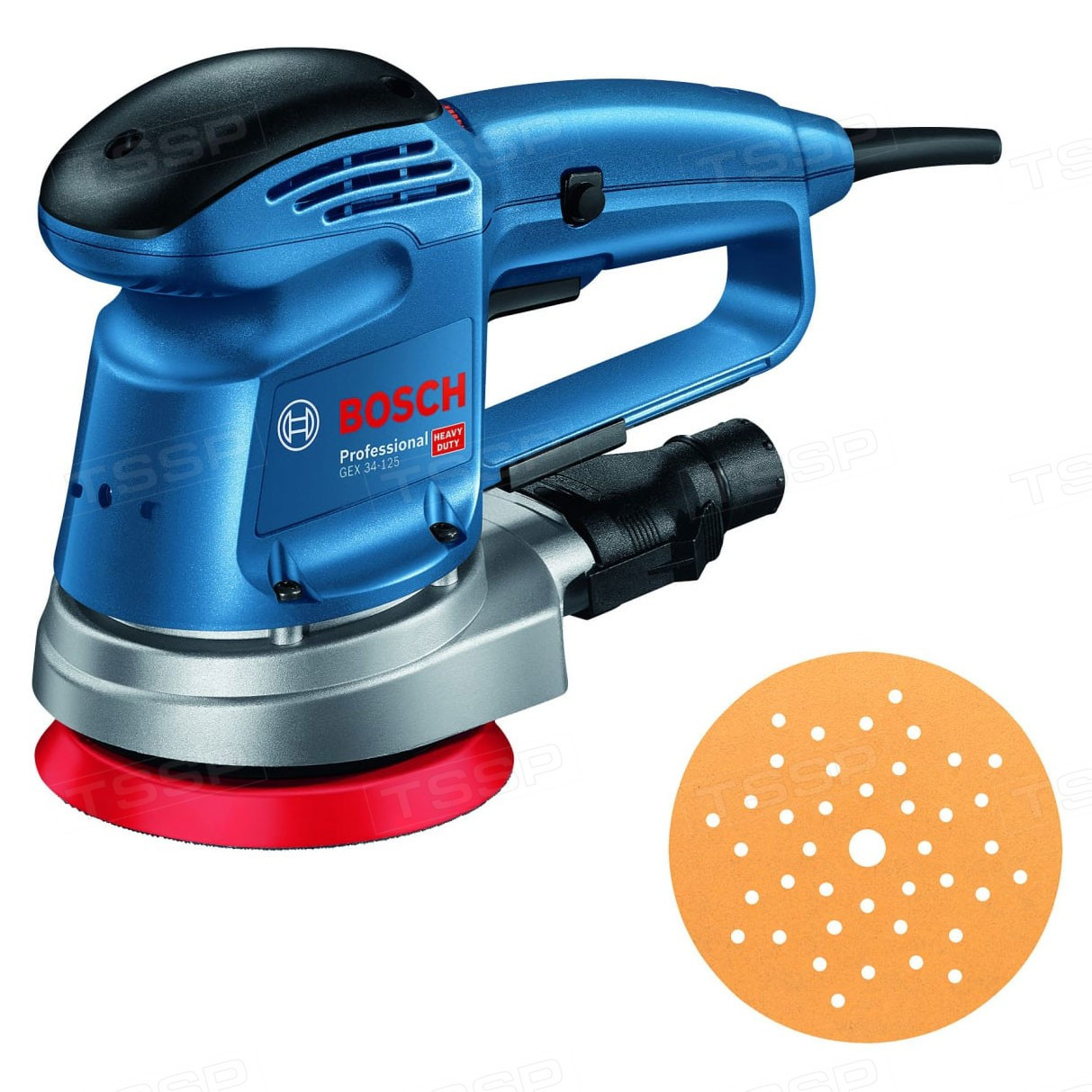 Эксцентриковая шлифмашина Bosch GEX 34-125 Professional 601372300 - фото 1 - id-p110340020