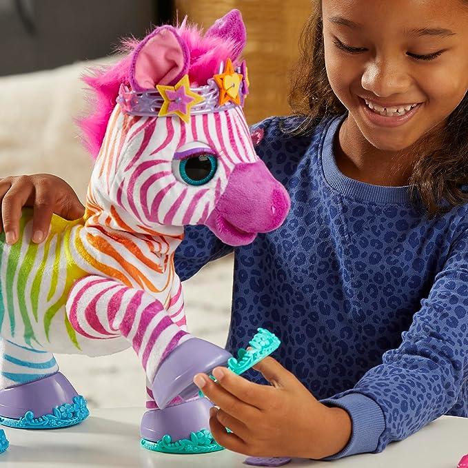 Интерактивная игрушка зебра FurReal Zenya My Rainbow Zebra