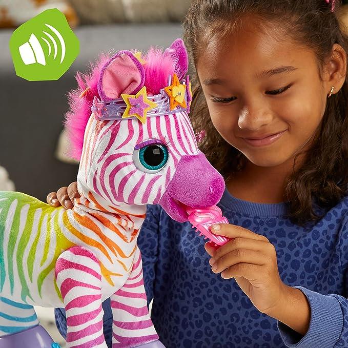 Интерактивная игрушка зебра FurReal Zenya My Rainbow Zebra