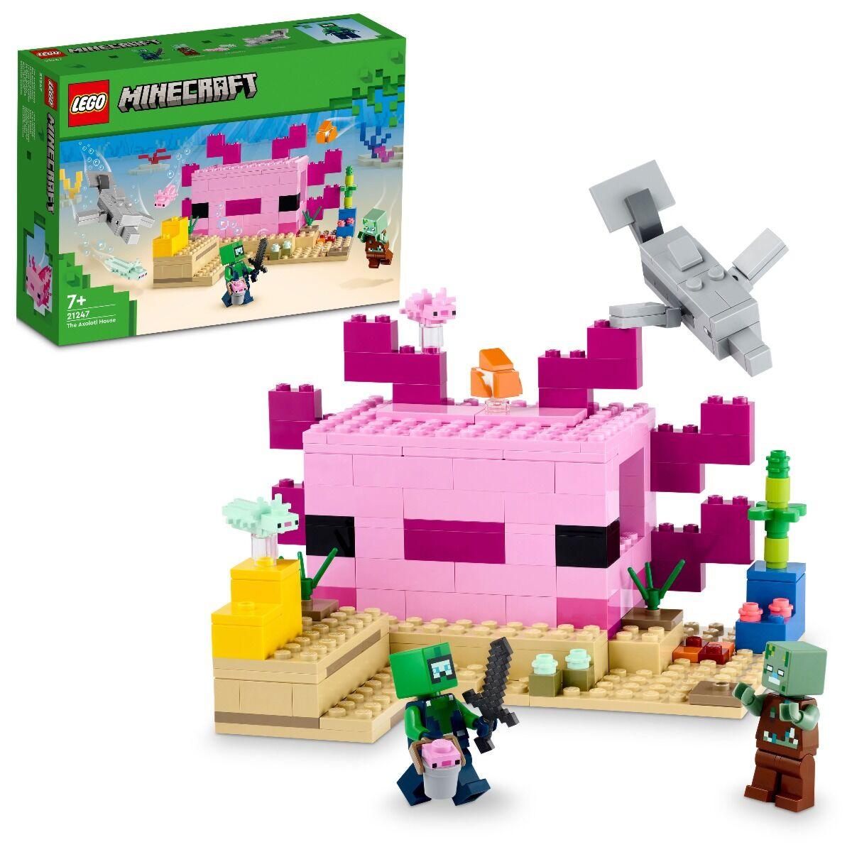LEGO Minecraft 21247 Дом Аксолотля, конструктор ЛЕГО - фото 7 - id-p110640217