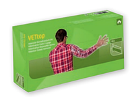 Перчатки для ветеринаров VetTop прозрачные 100 шт.