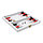 Набор настольных игр 3-в-1 в деревянной коробке FSC®, белый; , Длина 20,2 см., ширина 21 см., высота 1,9 см.,, фото 6