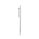 Ручка из переработанного ABS-пластика GRS с бамбуковым клипом, белый; , , высота 14 см., диаметр 1,1 см.,, фото 3