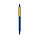 Ручка из переработанного ABS-пластика GRS с бамбуковым клипом, синий; , , высота 14 см., диаметр 1,1 см.,, фото 2