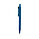 Ручка из переработанного ABS-пластика GRS с бамбуковым клипом, синий; , , высота 14 см., диаметр 1,1 см.,, фото 3