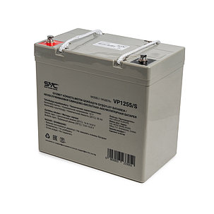 Аккумуляторная батарея SVC VP1255/S 12В 55 Ач (230*138*215), фото 2