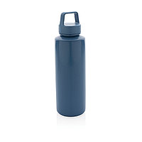 Бутылка с ручкой из переработанного полипропилена RCS, 500 мл, синий; , , высота 22,5 см., диаметр 6,6 см.,