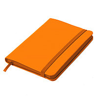 Блокнот SHADY JUNIOR с элементами планирования,  А6, оранжевый, кремовый блок, оранжевый  обрез, Оранжевый, -,