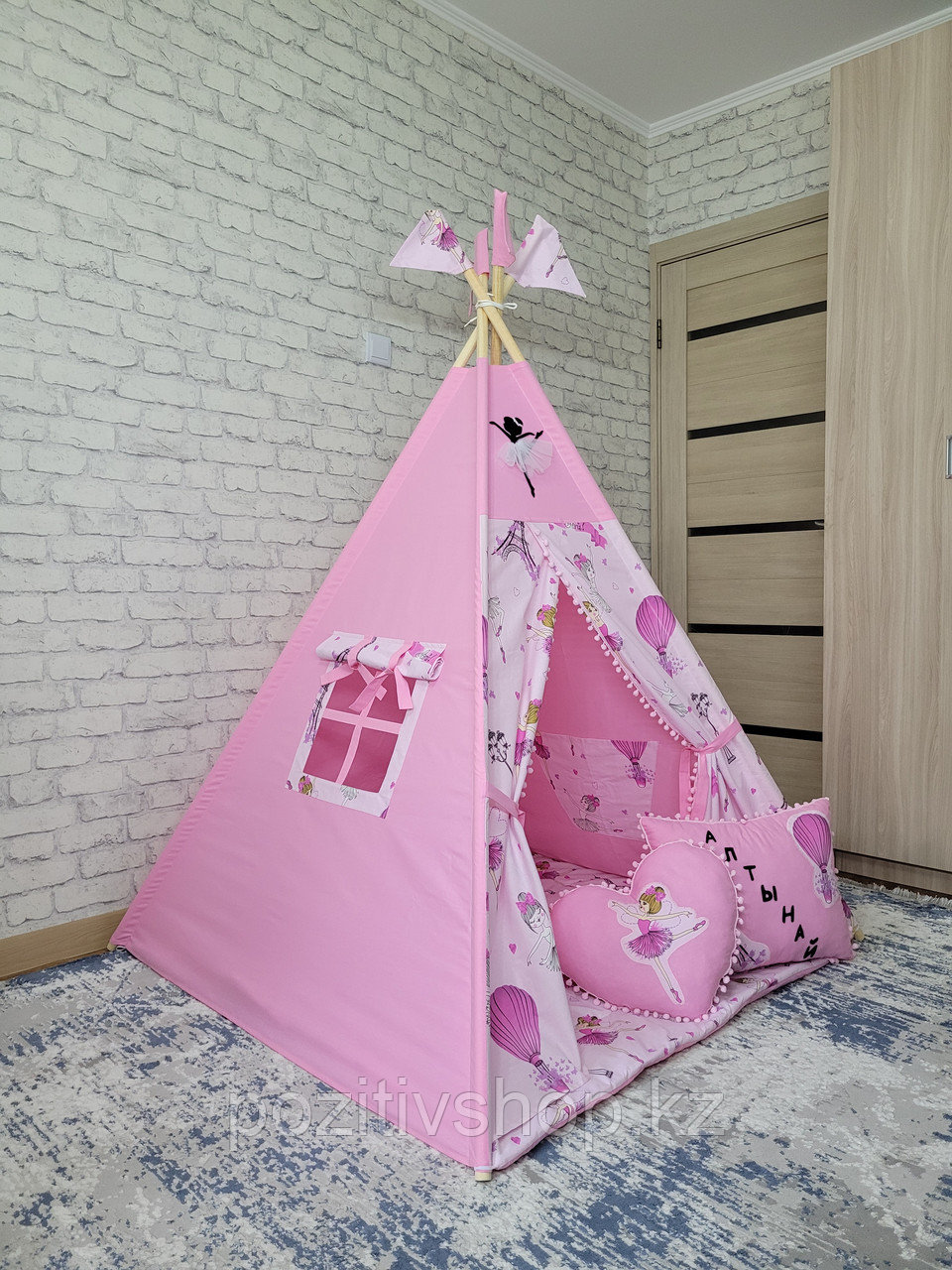 Детский домик вигвам для Алтынай - фото 2 - id-p110644198