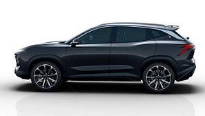 Накладки на пороги и на задний бампер Jetour Dashing