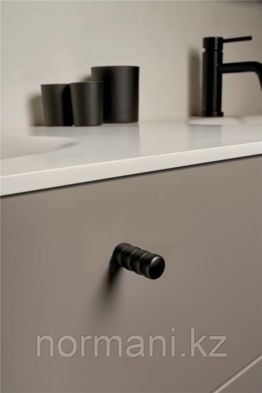 Ручка кнопка BOUNCE  черный матовый H33,5mm Ø16mm