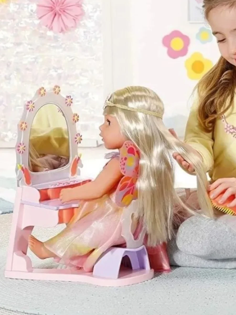 Baby born Бэби Борн Сестричка Soft Touch в платье единорога 43 см