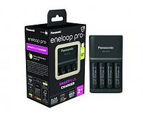 Зарядное устройство Panasonic Smart-Quick Charger+Eneloop Pro 4AA 2500 mAh NI-MH (K-KJ55HCD40E) (2h)