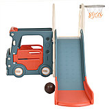 Детская горка Pituso Smile bus Сине-оранжевый, фото 5