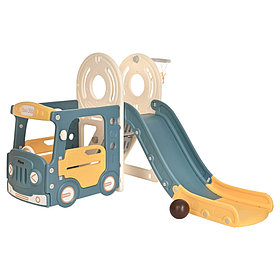 Детская горка Pituso Smile bus Сине-желтый