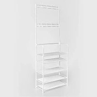 Напольная вешалка для одежды с полками для обуви (4872)