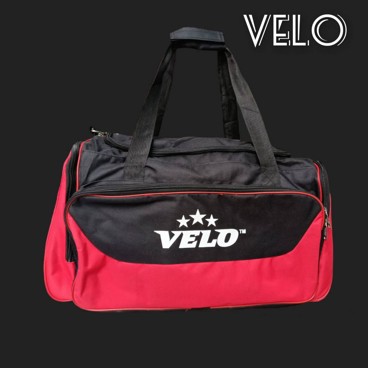 Большая тренировочная сумка Velo (цвет красный синий) - фото 1 - id-p110645688