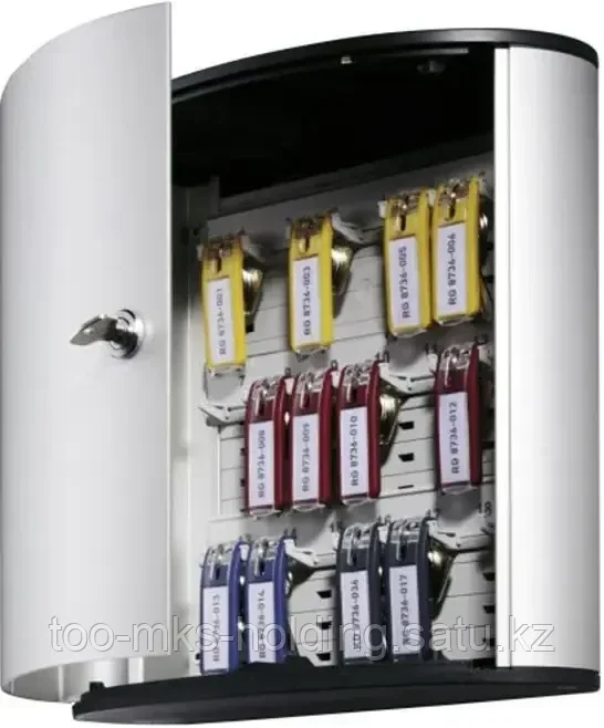 Шкафчик для 18 ключей, 302x280x118мм, настенный, серебристый металлик Durable - фото 1 - id-p110595904