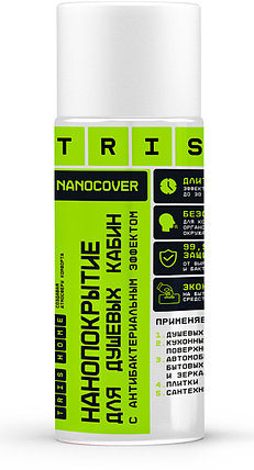 TRIS NANOCOVER 270 мл Защитное покрытие для стекол плитки и сантехники, 270 мл, фото 2