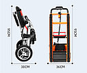 Электрическая инв. коляска + подъемник съемный, гусеничный. Для подъёма по лестницам. Гибрид. Общий вес 48 кг., фото 4