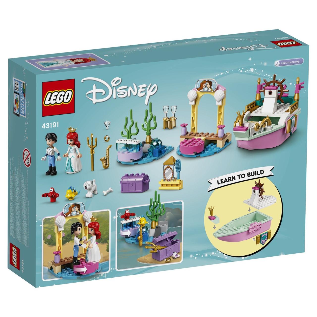 Конструктор LEGO Disney Princess Праздничный корабль Ариэль