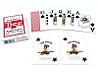 Игральные карты Bee Jumbo Index красные, фото 4