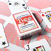 Игральные карты Bee Jumbo Index красные, фото 6