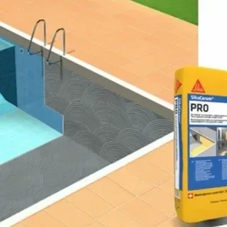 SikaCeram®Pro White - клей на основе белого цемента 20кг, фото 1