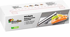 Фольга алюминиевая пищевая CareExc в коробке + нож 300мм*17*50м